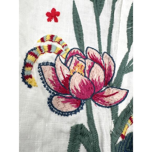 Johnny Was White Jessica Linen Jogger 1X - Picture 7 of 13